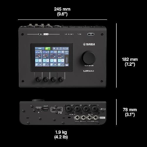 ヤマハ(YAMAHA) URX44B ブラック USB-C オーディオインターフェイス 32bit/192kHz 6イン/4アウト |  | 04