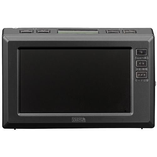 ヤザワ TV03BK ブラック 4.3インチディスプレイ ワンセグTV+ラジオ
