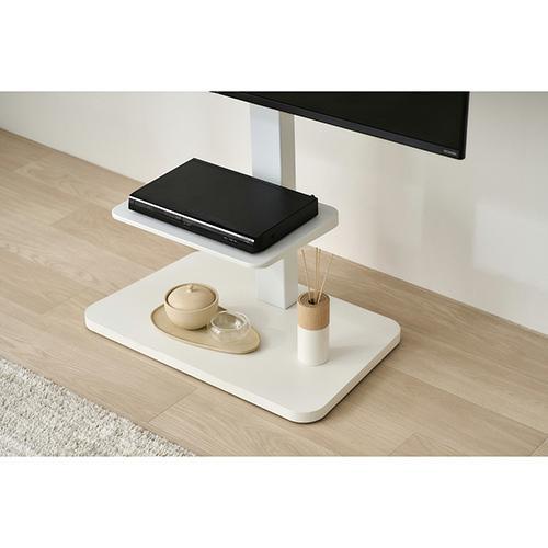 アイリスオーヤマ(Iris Ohyama) UTS-640R-W ホワイト スタンドテレビ台 32V〜55V型対応 高さ1034〜1150mm 幅640mm 奥行400mm VESA規格対応 |  | 03