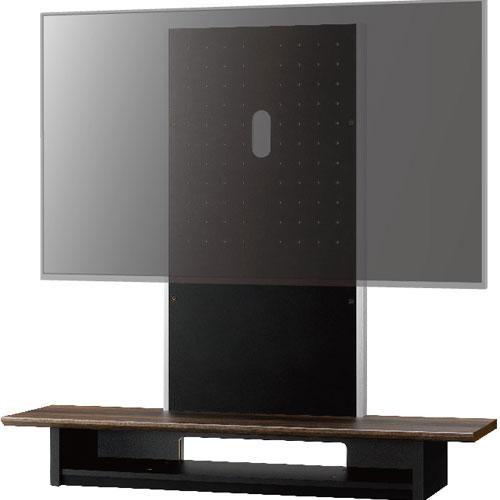 朝日木材加工 AS-WG1200-DB ダークブラウン 壁寄せラック 40〜65V型 