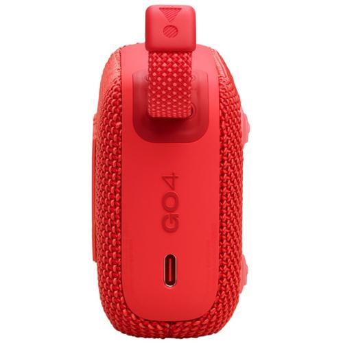 JBL(ジェイ ビー エル) JBL Go 4 レッド ポータブルウォータープルーフ