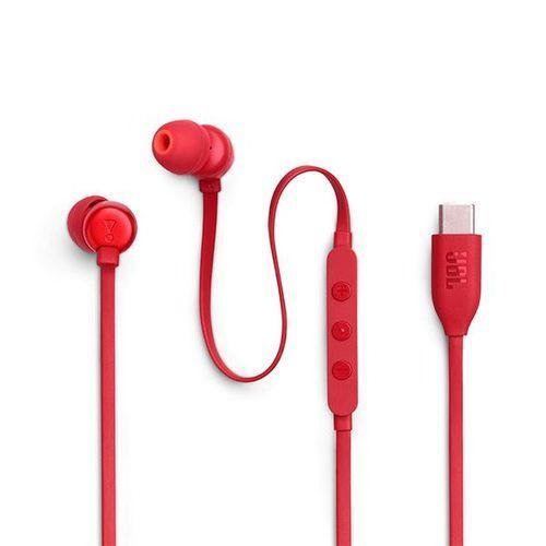 JBL(ジェイ ビー エル) JBL Tune 310C USB レッド 96kHz/24bit対応DAC