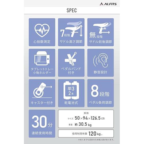 アルインコ(ALINCO) AFB5219 エアロマグネティックバイク 8段階負荷 