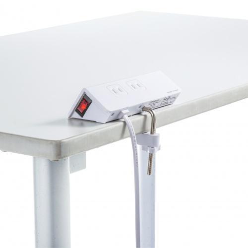 サンワサプライ TAP-B105UC-3W ホワイト クランプ固定式タップ 2P 4個口 |  | 01