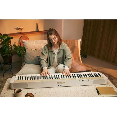 【長期5年保証付】CASIO(カシオ) PX-S1100MB ホワイト＆メローベージュ  Privia 電子ピアノ 88鍵盤 限定色_11