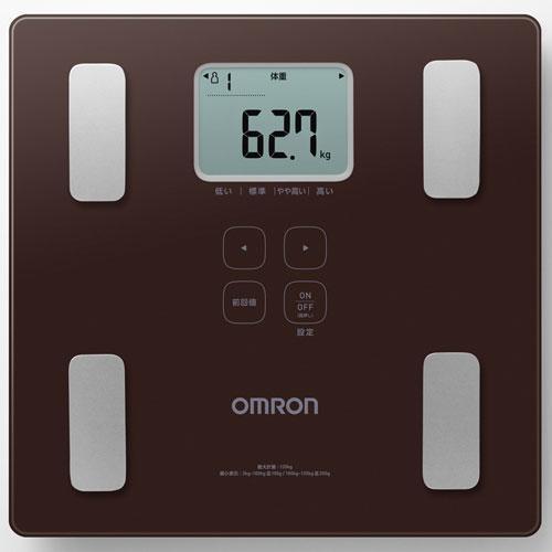 オムロン(OMRON) HBF-236-JBW ブラウン 体重体組成計 カラダスキャン