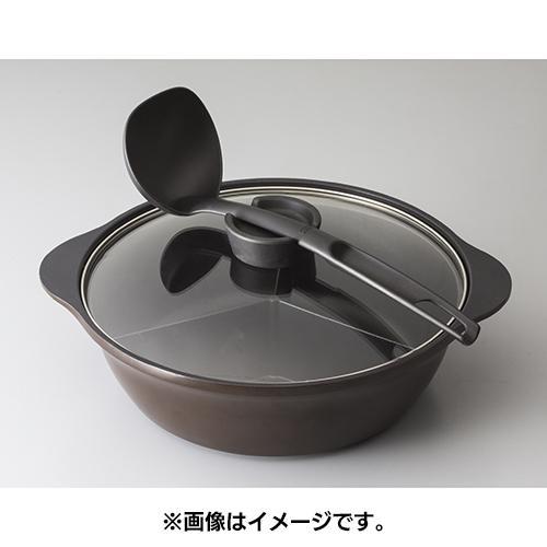 ベストコ ND-2991(ブラウン) IH三食鍋 26cm 味処 うまみ ふっ素樹脂加工｜eccurrent｜03