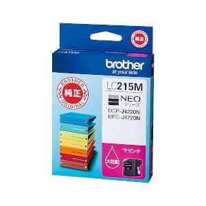 ブラザー(brother) LC215M 純正 インクカートリッジ マゼンタ 大容量 | ブラザー工業