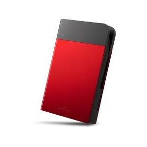 BUFFALO（バッファロー） HD-PZN2.0U3-R レッド ポータブルHDD 2TB