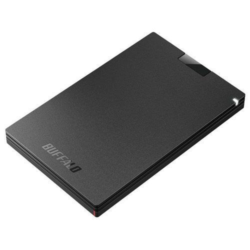 バッファロー(BUFFALO) SSD-PG2.0U3-BC(ブラック) USB 3.2(Gen 1)対応 ポータブルSSD 2TB バッファロー(BUFFALO) SSD-PG2.0U3-BC(ブラック) USB 3.2(Gen 1)対応