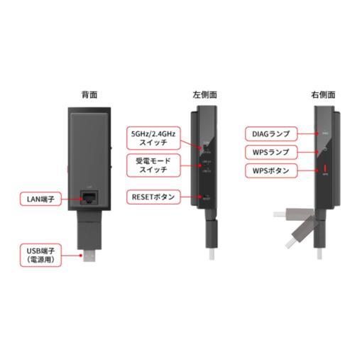 バッファロー(BUFFALO) WI-UG-AC866 AirStation 11ac対応 Wi-Fiアダプター｜eccurrent｜03