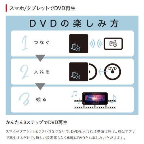 バッファロー(BUFFALO) RR-PW2-WH(ホワイト) スマートフォン用CDレコーダー「ラクレコ」DVD再生対応モデル｜eccurrent｜13