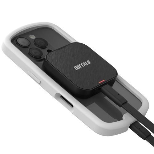 バッファロー(BUFFALO) SSD-PMS1.0U3-B USB 3.2(Gen 2) MagSafe