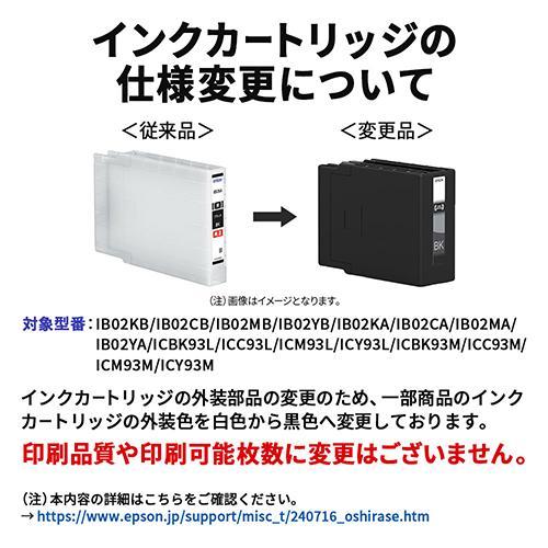 エプソン（EPSON） IB02KB 純正 インクカートリッジ ブラック 大容量