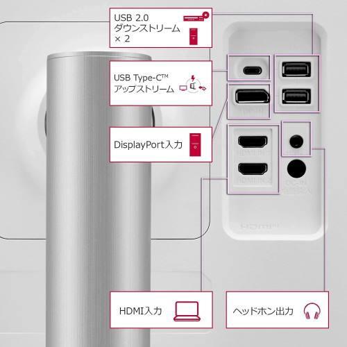 LGエレクトロニクス(LG) 27BP85UN-W 27型 4Kディスプレイ : EC