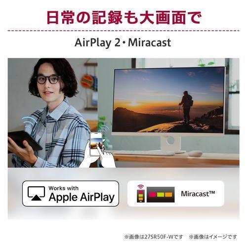 LGエレクトロニクス(LG) 25SR50F-W LG MyView Smart Monitor 24.5型