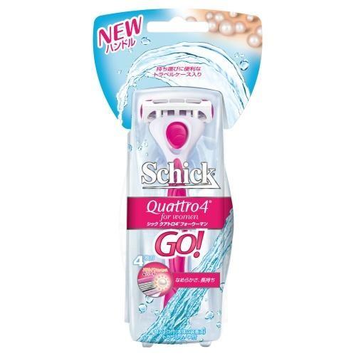Schick(シック・ジャパン) シック クアトロ4フォーウーマンGo！トラベルケース付き（替刃1コ本体に装着済み） | schick