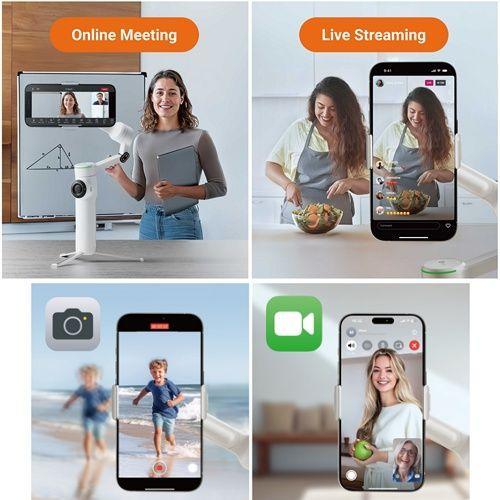 Insta360 Flow2 Pro(ストーン・グレー) スマートフォン用AIジンバル