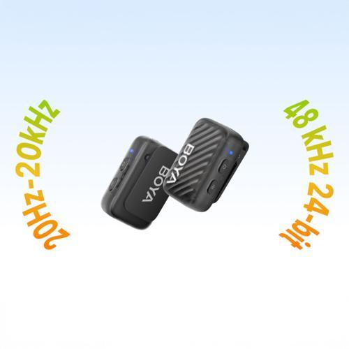 BOYA(ボーヤ) BOYAMIC2 2.4GHzワイヤレスマイク AIノイズキャンセ