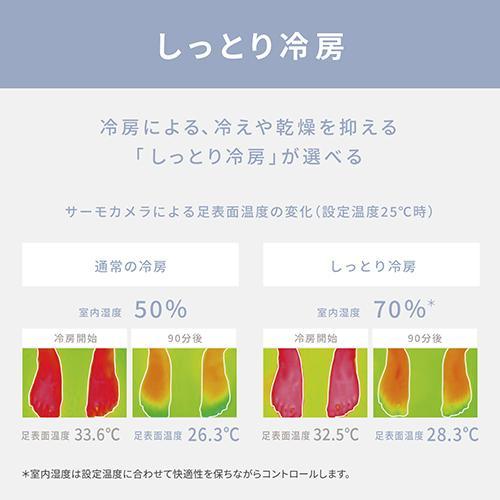 パナソニック(Panasonic) 【配送のみ/設置工事なし】CS-TX284D2-W(クリスタルホワイト) エオリア 10畳 電源200V｜eccurrent｜14