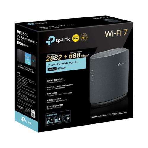 TP-Link(ティーピーリンク) Archer BE3600 Wi-Fi 7(be) 2882+