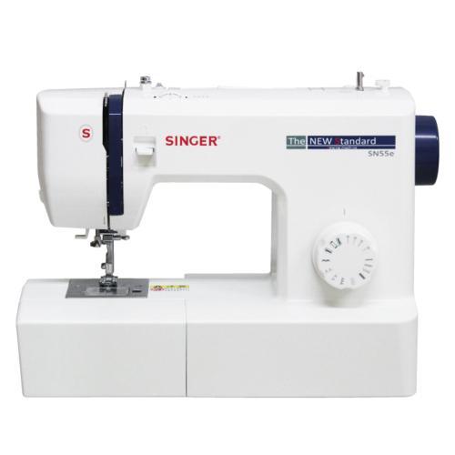 SINGER シンガー　電子ミシンＳF55本体　美品 SINGER（シンガー） 【長期保証付】 SN55e フットコントローラー付き
