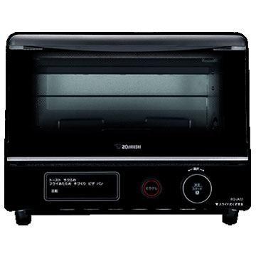【長期保証付】象印(ZOJIRUSHI) EQ-JA22-BA ブラック こんがり倶楽部 オーブントースター 1032W