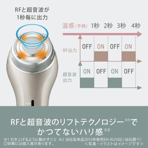 【日本製】 【長期保証付】パナソニック(Panasonic) EH-SR75-N(ゴールド調) ソニック RF リフト美顔器