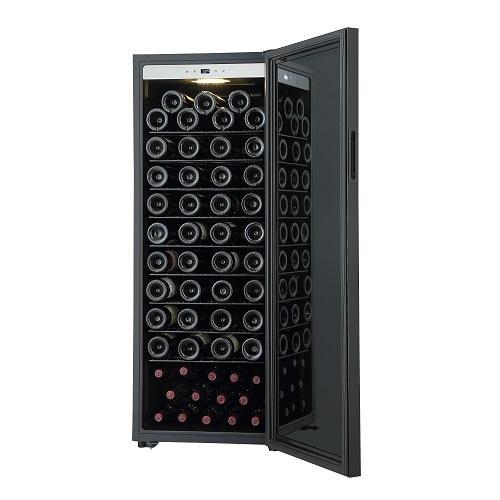 【標準設置料金込】【長期保証付】フォルスター(forster) FJH-201GS-BK ブラック 84本収納 右開き 冷気強制循環方式 ワインセラー 標準設置料金込】【長期保証付】フォルスター(forster) FJH-201GS-BK