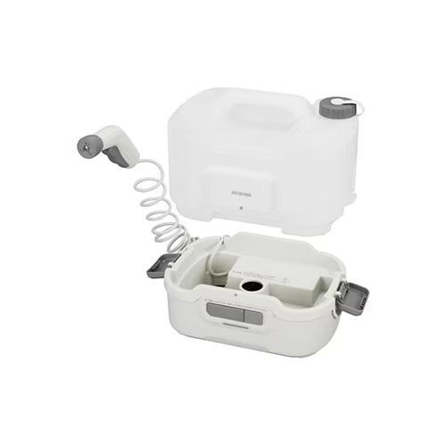 【長期保証付】アイリスオーヤマ(Iris Ohyama) JPW-T81-W/H ホワイト 充電式ポータブルウォッシャー コンパクト洗浄機 | IRIS OHYAMA | 01