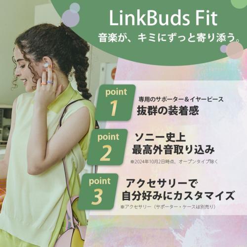 長期保証付】ソニー(SONY) WF-LS910N-BZ ブラック LinkBuds Fit 完全