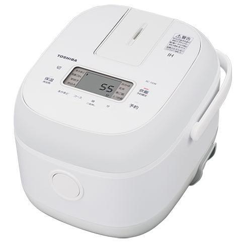 炊飯器 ＴＯＳＨＩＢＡ 東芝 ホワイト 東芝 真空IH 炊飯器 炎匠炊き5.5合 RC-10RXA(W)ミルキーホワイト
