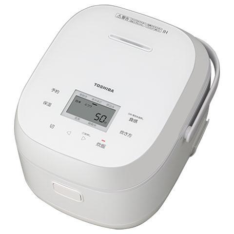 長期保証付】東芝(TOSHIBA) RC-10BHW-W ホワイト IH炊飯器 5.5合 : EC