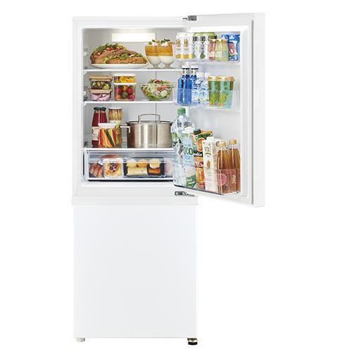 【標準設置料金込】【長期保証付】アクア(AQUA) AQR-20R-W マットホワイト SIMPLE+ 2ドア冷蔵庫 右開き 201L 幅530mm 標準設置料金込】【長期保証付】アクア(AQUA) AQR-20R-W マット