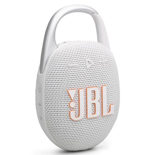 【長期保証付】JBL(ジェイ ビー エル) JBL Clip 5 ホワイト 防水ポータブルスピーカー_1