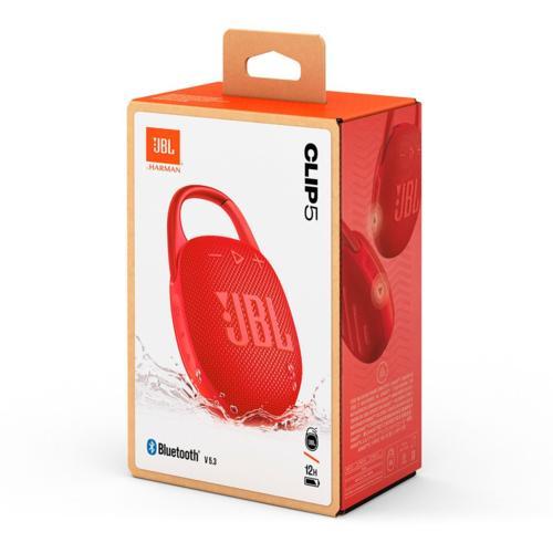 【長期保証付】JBL(ジェイ ビー エル) JBL Clip 5 レッド 防水ポータブルスピーカー_8