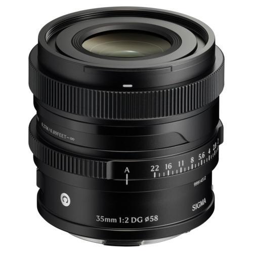【ほぼ未使用品】SIGMA 35mm F2 DG Lマウント 【保証期間有り】 長期保証付】シグマ(SIGMA) 35mm F2 DG ブラック Contemporary ライカL