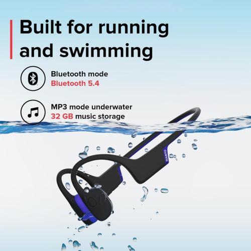 長期保証付】SUUNTO(スント) SUUNTO AQUA LIGHT Tidal Black 骨伝導