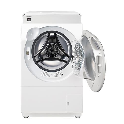 標準設置料金込】【長期保証付】シャープ(SHARP) ES-11K1-WR ホワイト 