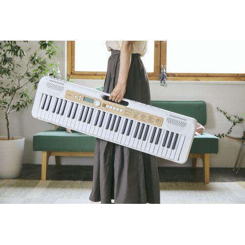 長期保証付】CASIO(カシオ) LK-340 ホワイト Casiotone 光