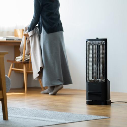 長期保証付】シロカ(siroca) SH-FC251 K ブラック 足元ファンヒーター