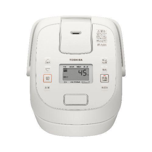 長期保証付】東芝(TOSHIBA) RC-6PXX-W ミルキーホワイト 炎匠炊き IH