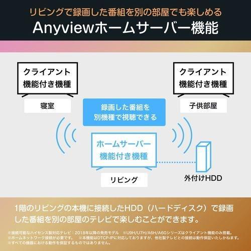 設置＋リサイクル＋長期保証】ハイセンス(Hisense) 43YR6A 43V型 4K