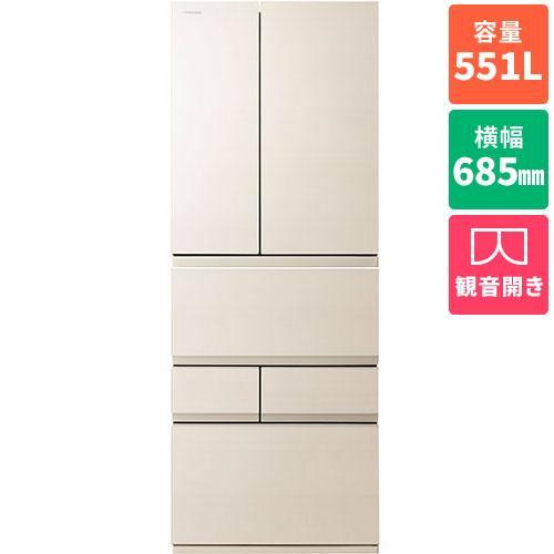 標準設置料金込】【長期保証付】東芝(TOSHIBA) GR-A550FZ-UC グレイン