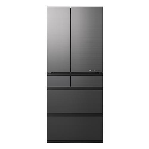【標準設置料金込】【長期保証付】パナソニック(Panasonic) NR-F65WX3-H ミスティスチールグレー フロスト加工 6ドア冷蔵庫 観音開き 650L 幅750mmの画像