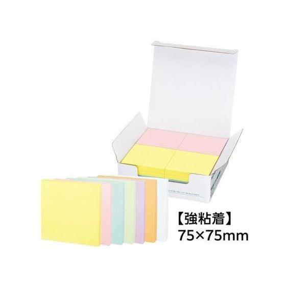 コクヨ 強粘着ふせん〈K2〉 75×75 7色ミックス パステル20冊[代引不可] |  | 02