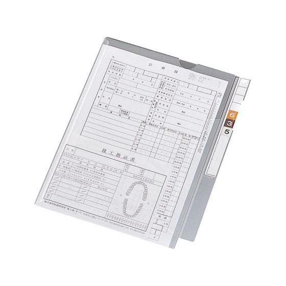 リヒトラブ カルテフォルダー フラップ付シングル縦型A4 100枚[代引不可] | 