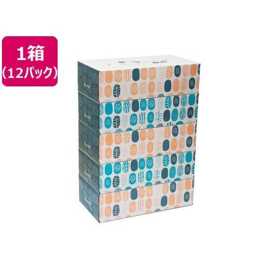 Forestway ティッシュペーパー ノルディック 200組 5個×12パック[代引不可] | 