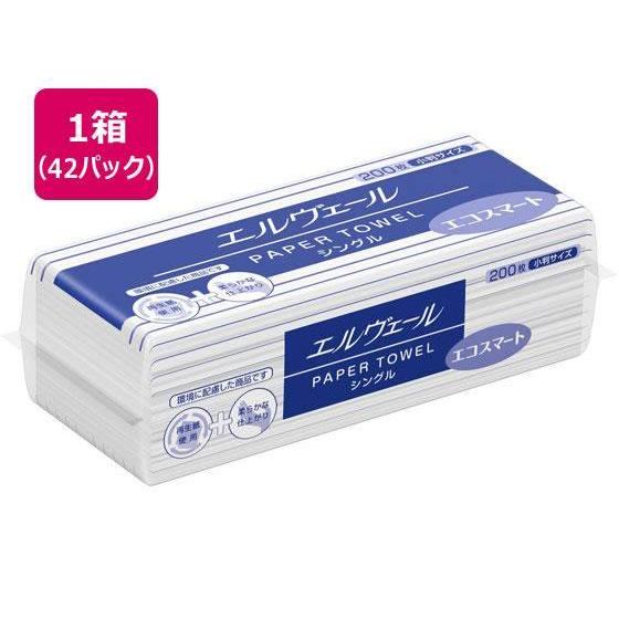 大王製紙 エルヴェール エコスマート シングル 小判 200枚×42パック[代引不可] | 