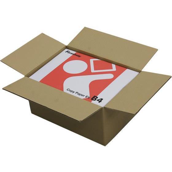 その他 中型段ボール箱 S B4 No.1 385×275×189 20枚[代引不可] | 